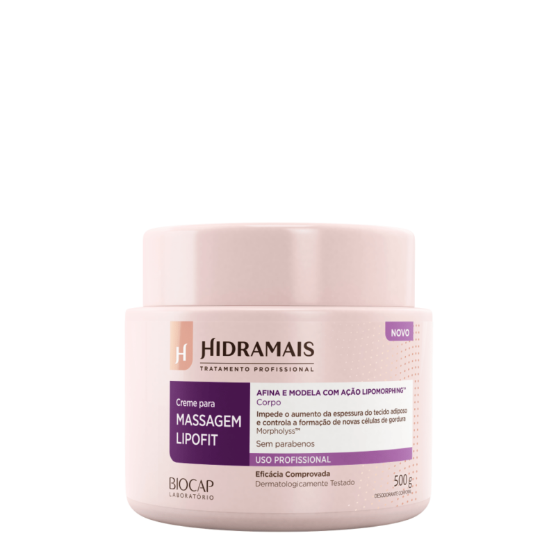 Creme para Massagem Lipofit 500g Hidramais