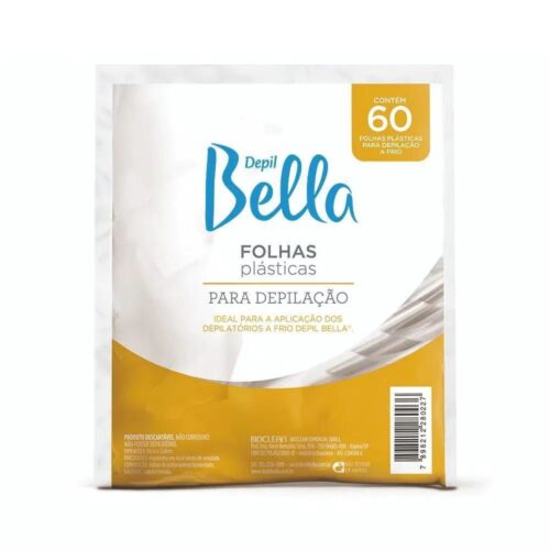 FOLHAS PLASTICAS DEPILAÇAO A FRIO DEPIL BELLA 60 FLS -