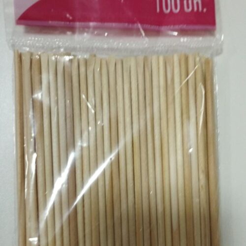 PALITO BAMBU UNHAS MANICURE 100 UN -NTFLEX