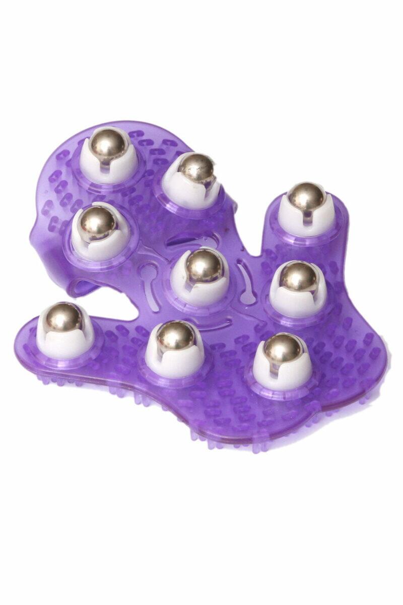 Luvas Massageadoras com Esferas - Estek Roxo