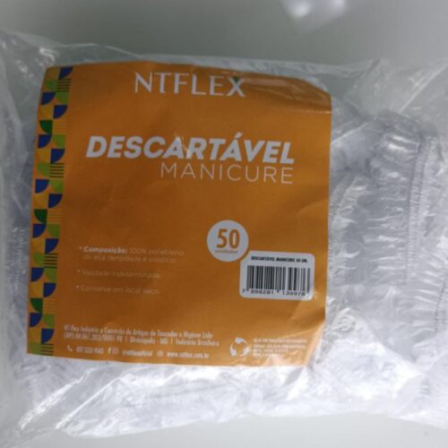 PROTETOR DESCARTAVEL PARA BACIA DE MANICURE 50 UNID NTFLEX