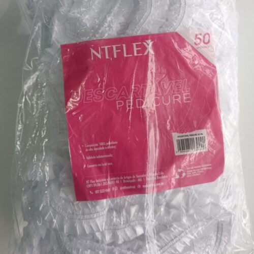 PROTETOR DESCARTÁVEL PARA BACIA DE PEDICURE 50 UNID NTFLEX