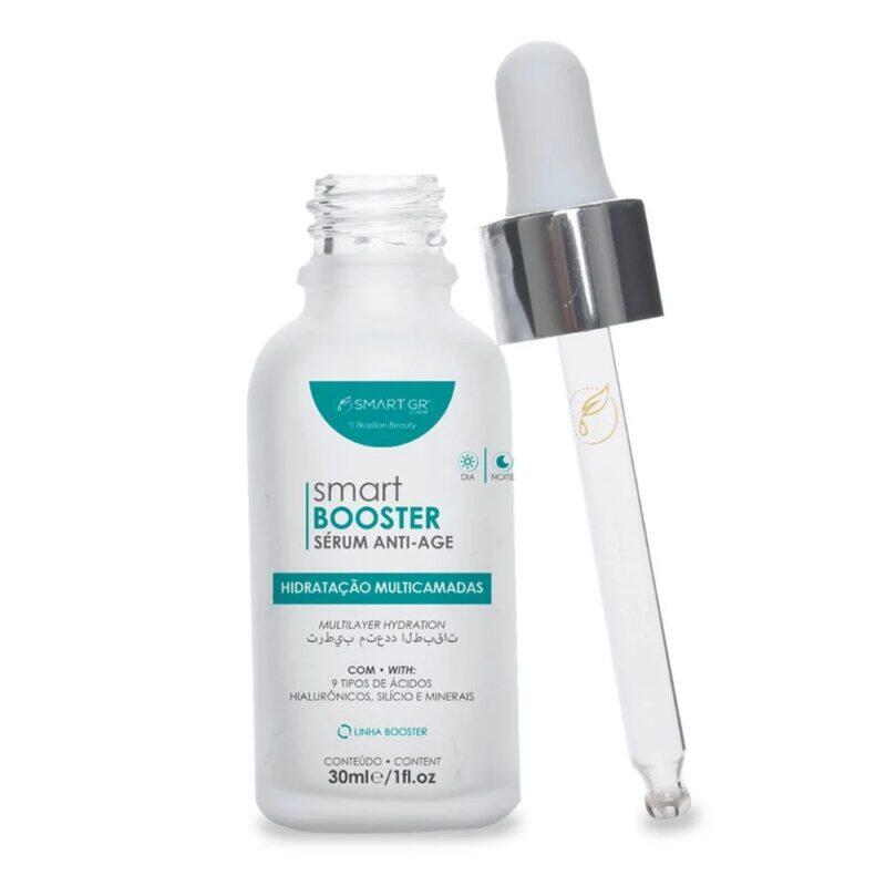 Sérum Smart Booster 9 Ácido Hialurônico Silício e minerais