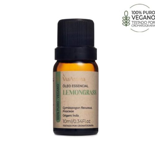 OLEO ESSENCIAL LEMONGRASS VIA AROMA - 10ML