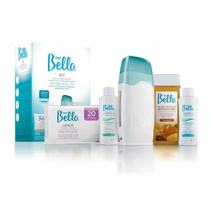 Kit Para Depilação Sistema Roll-On Bivolt Automático Depil Bella