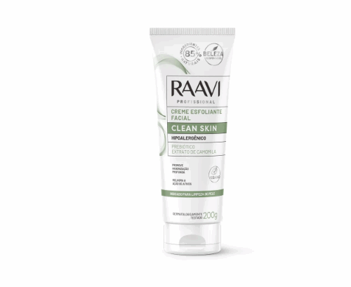 CREME ESFOLIANTE FACIAL CLEAN SKIN RAAVI 200G