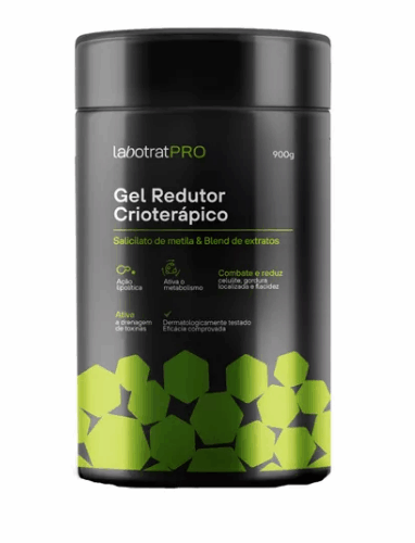 GEL REDUTOR CRIOTERÁPICO LABOTRAT PRO AÇÃO LIPOLÍTICA - 900G