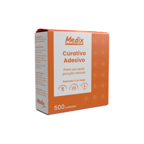 CURATIVO ADESIVO (POS-PUNÇAO)  – MEDIX 500 UNIDADES