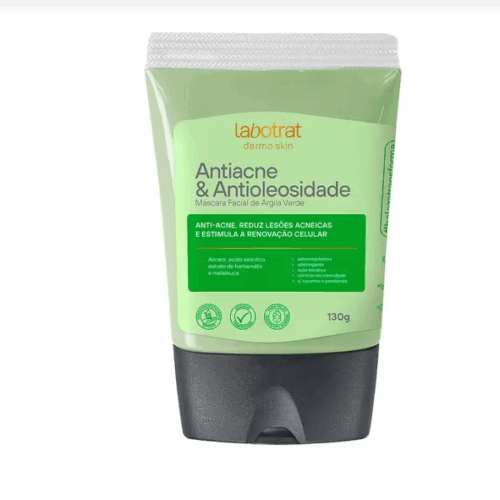 MASCARA FACIAL DE ARGILA VERDE LABOTRAT 130ML