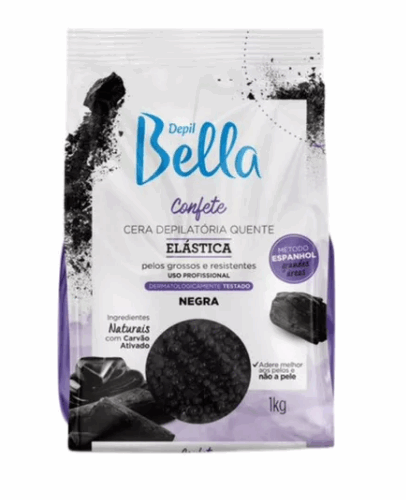 CERA DEPILATORIA CONFETE DEPIL BELLA NEGRA 1KG