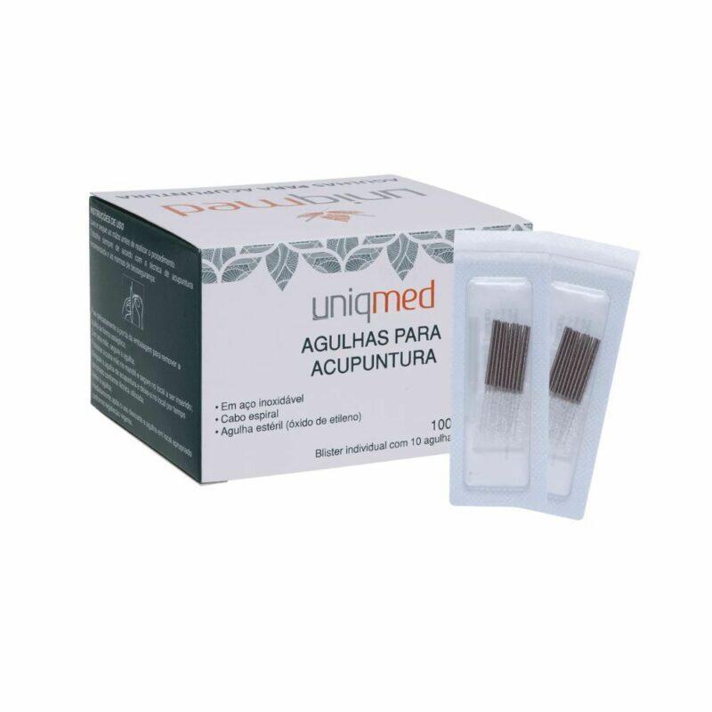 Agulha para Acupuntura 0,25X15 MM com 100 unidades- C4646- Uniqmed