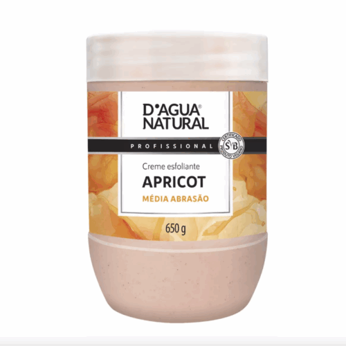 ESFOLIANTE MEDIO ABRASAO  APRICOT  650G- DAGUA NATURAL