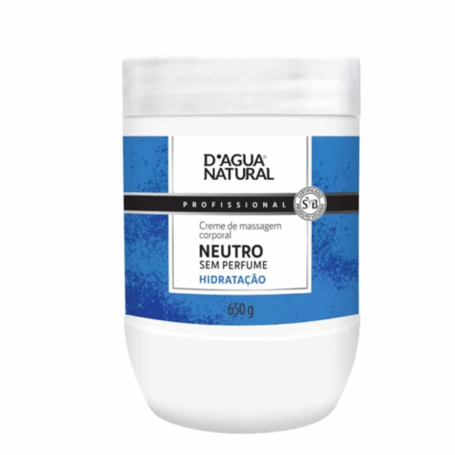 CREME MASSAGEM NEUTRO DAGUA NATURAL 650G