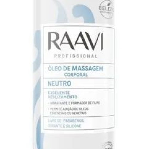OLEO CORPORAL HIDRATANTE PARA MASSAGEM NEUTRO 500ML- RAAVI
