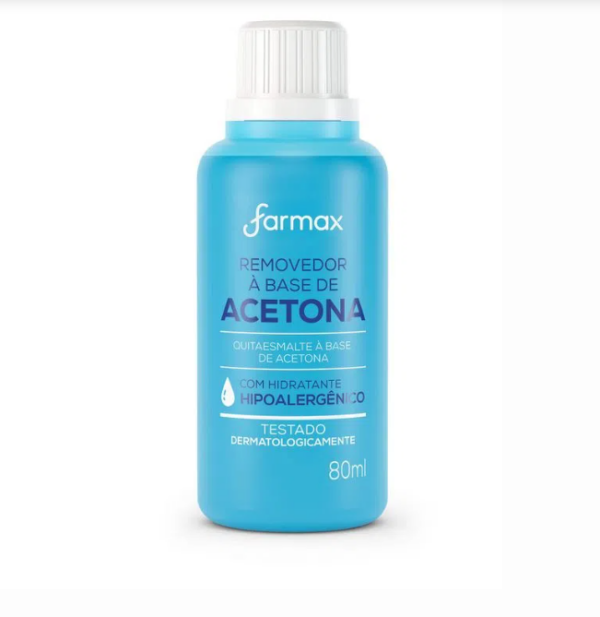 Removedor de Esmalte com Acetona FARMAX 100ML