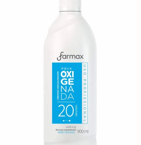 AGUA OXIGENADA CREMOSA 20 VL DESCOLORANTE FARMAX 900ML