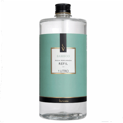 AGUA PERFUMADA BAMBOO VIA AROMA - 1 LITRO REFIL