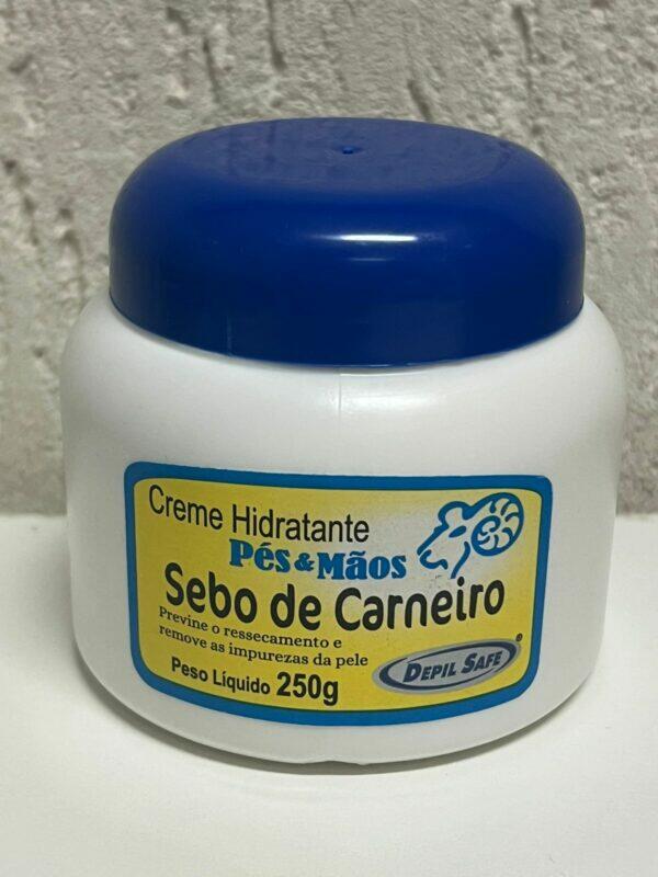 Creme Hidratenate Pés e Mãos Sebo de Carneiro 250 G- Depil Safe