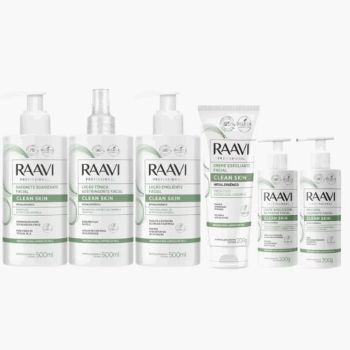 KIT LIMPEZA DE PELE CLEAN SKIN PROFISSIONAL-RAAVI