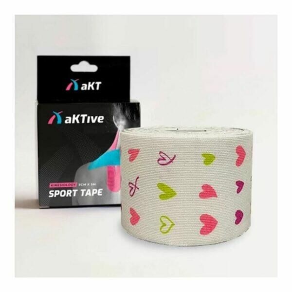 Kinesio bandagem adesiva - Aktive Tape Branco 5 m X 5 cm