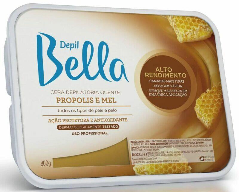 Cera Depilatória Quente Própolis e Mel 1kg - Depil Bella