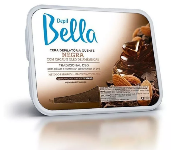 Cera Depilatória Quente Depil Bella Negra 1Kg