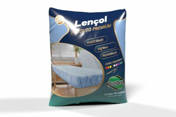 Lençol Descartável Tnt Elástico Branco 2,10x 0,90 cm 30 G-10 Un Protdesc - Image 3