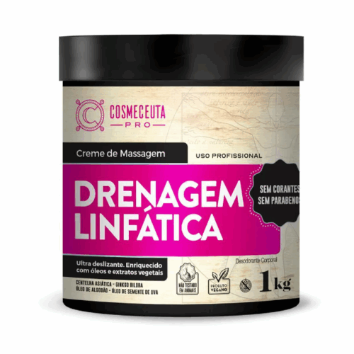 CREME MASSAGEM DRENAGEM LINFATICA 1KG-COSMECEUTA