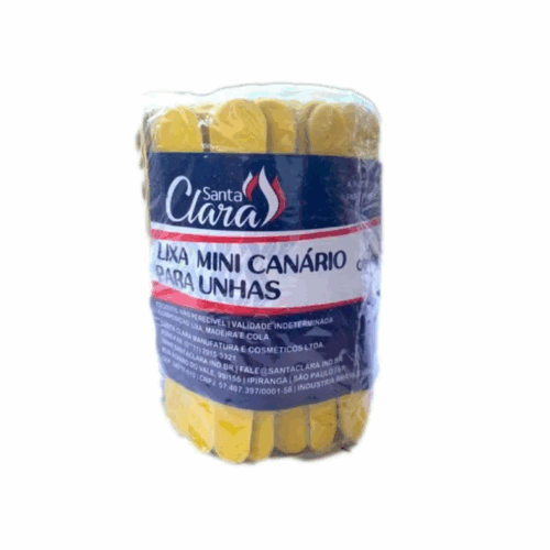 LIXA MINI CANARIO PARA UNHAS- 144 UNIDADES COD 1062 SANTA CLARA