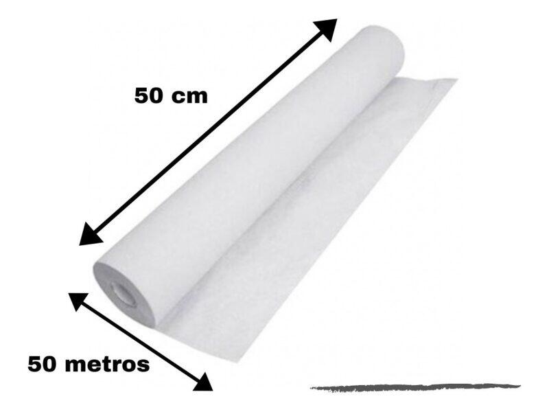 Lençol Hospitalar - Papel Eco Verde (Ecológico) 50 cm x50 m - PLUMAX - Image 2