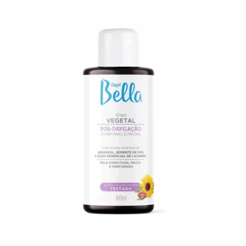 OLEO VEGETAL POS DEPILAÇAO CORPORAL E FACIAL - 100ML DEPIL BELLA