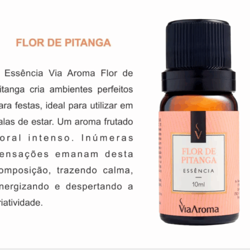 ESSENCIA FLOR DE PITANGA – 10 ML VIA AROMA