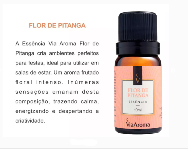 Essência Flor de Pitanga – 10 ml Via Aroma