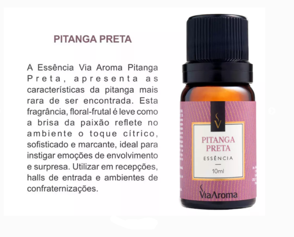 Essência Pitanga Preta – 10 ml Via Aroma