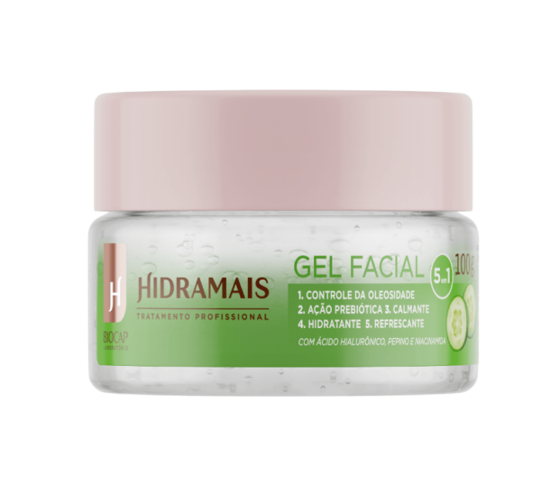 Gel Facial Hidratante 5 em 1- 100G- Hidramais