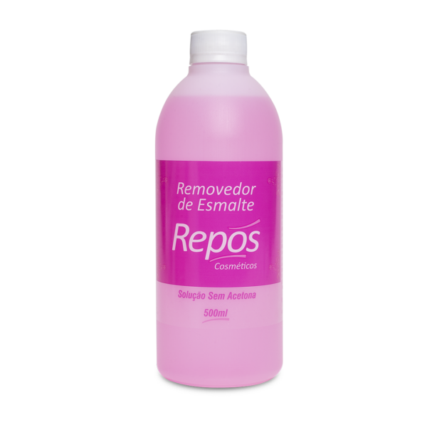 Removedor de Esmalte 500ml sem Acetona (Rosa) Repos