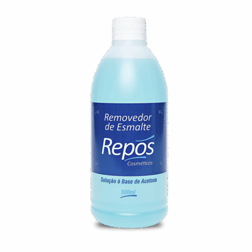 Removedor de Esmalte 500ml com Acetona (Azul) Repos
