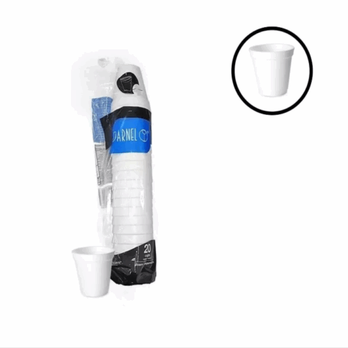 COPO TERMICO DE ISOPOR 118ML PCT 20 UNIDADES