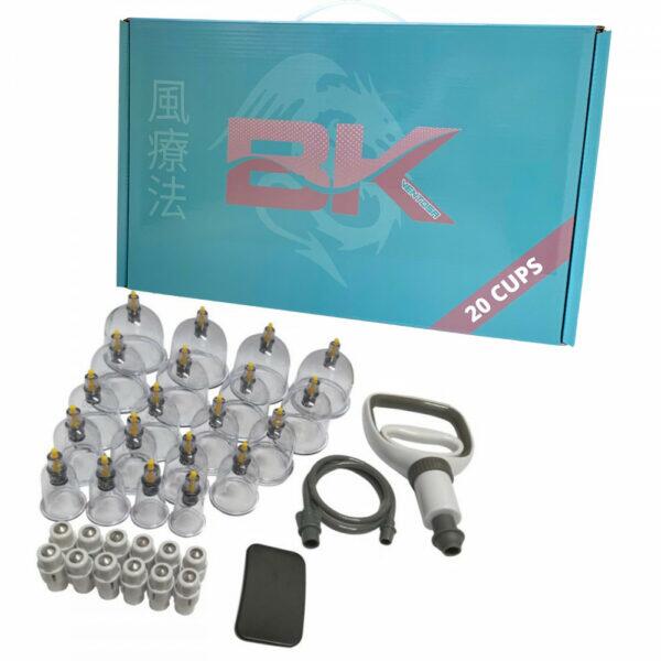 Ventosa Bk Com 20 Copos kit Azul