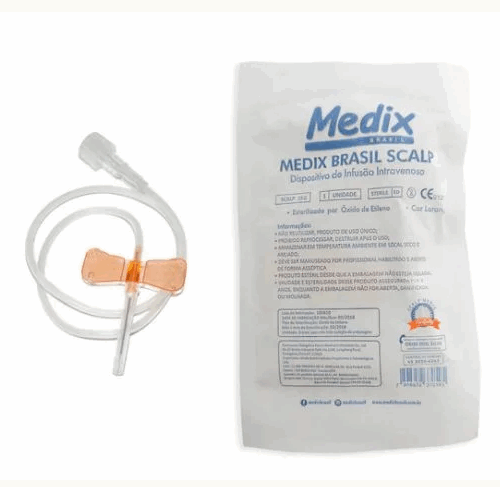 Scalp para Infusão Intravenosa 25G 1 unidade- Medix/ Safer