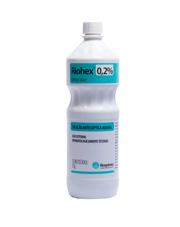 Clorexidina Solução Antisséptica 0,2% Solução Aquosa 1Lt - Riohex