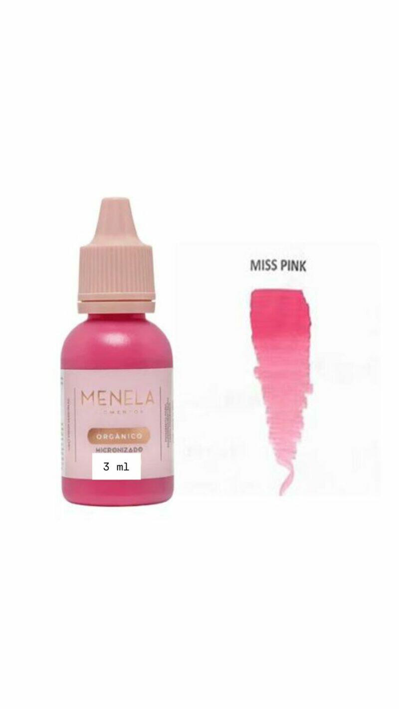 Pigmento Miss Pink inorg. Menela 3ml