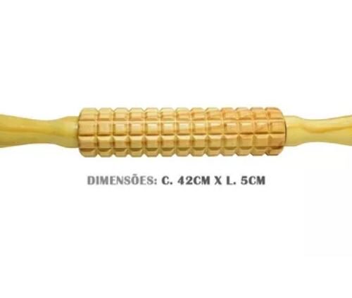 Rolo de Espiga para massagem Corporal Maderoterapia