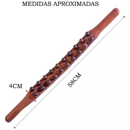 Massageador de Madeira Natural  massagem Corporal Maderoterapia