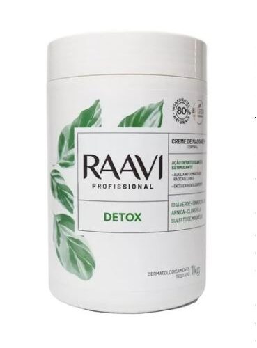 CREME MASSAGEM CORPORAL DETOX 1KG RAAVI