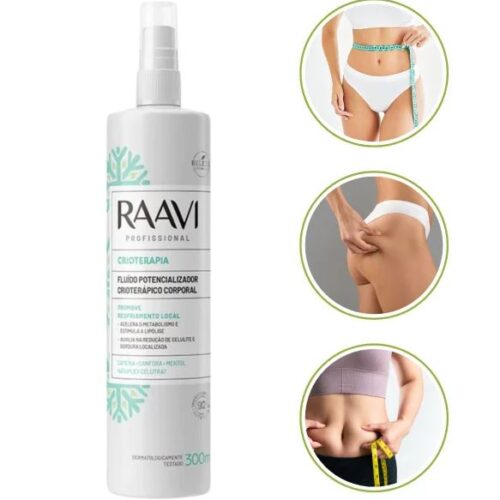 FLUIDO POTENCIALIZADOR CRIOTERAPIA CORPORAL 300ML RAAVI