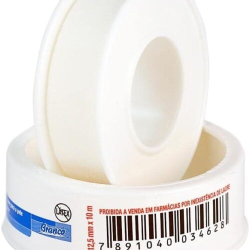 FITA MICROPORE BRANCA HIPOALERGICA 12,5 CM X 10 M - 3M