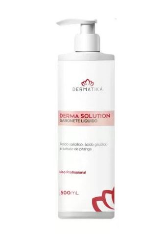 SABONETE LIQUIDO FACIAL DERMA SOLUTION 500 ML DERMATIKA