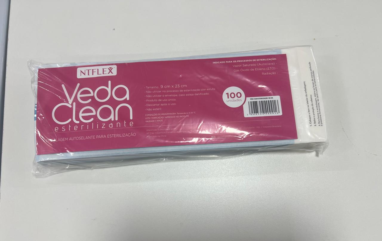 ENVELOPE AUTO SELANTE PARA ESTERILIZAÇAO 100 UND- COD 3905 NTFLEX