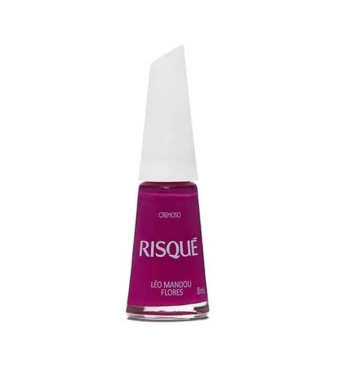 Esmalte Risque Leo Mandou Flores 8 ml